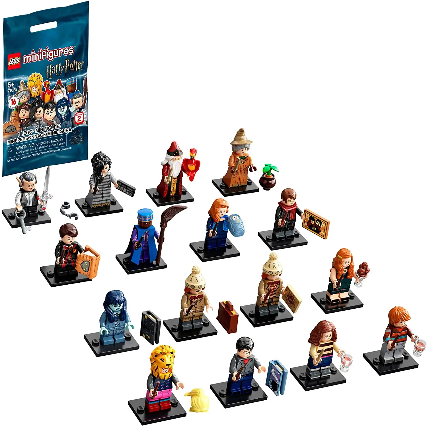 Naufragio Tiempo de día Identidad Minifiguras de LEGO de Harry Potter, Serie 2, 1 de 16 para coleccionar,  ideal para niños que aman los coleccionables, 71028| | - AliExpress