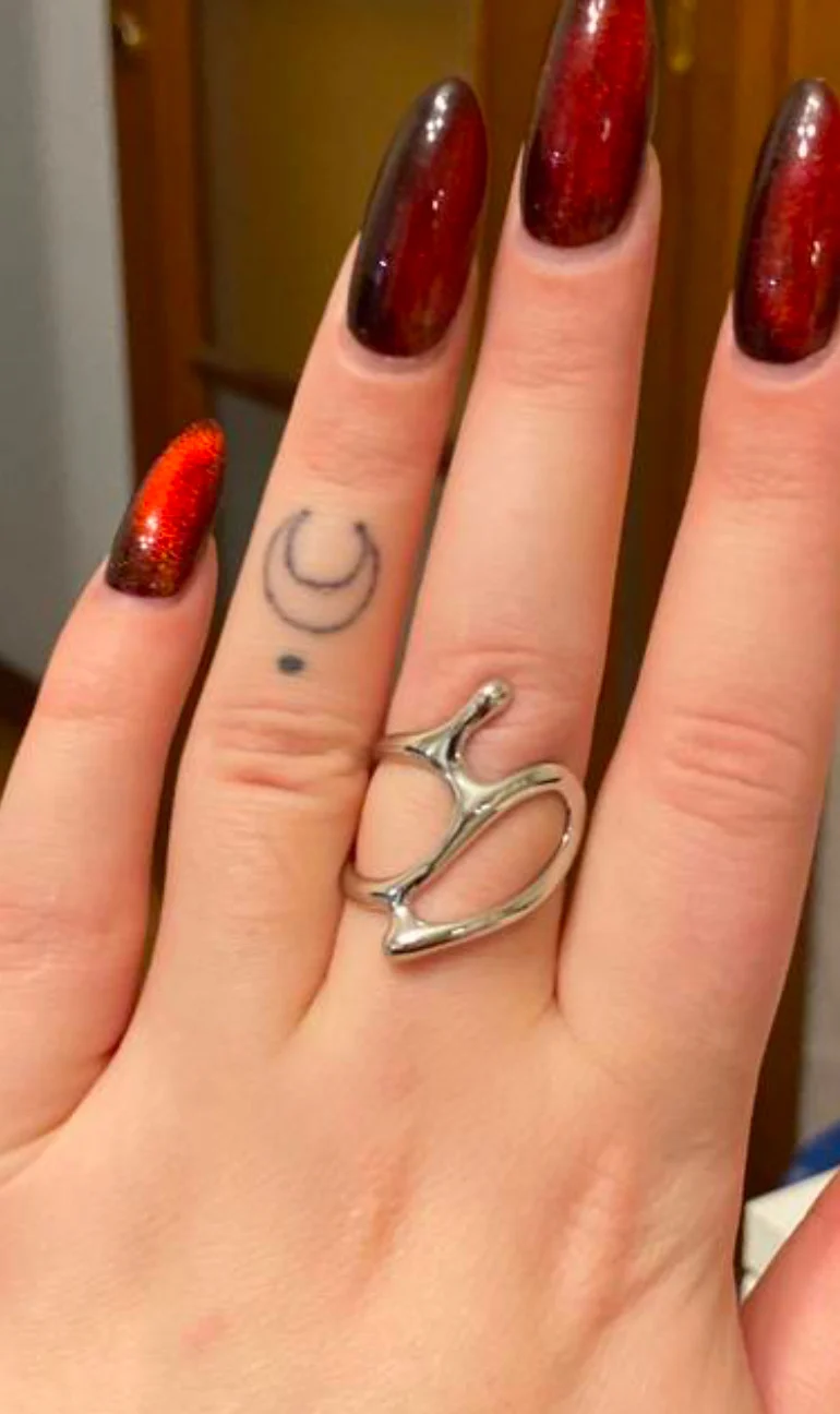 Adjustable Colorful Drip Glaze Ring photo review