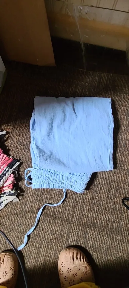 Elegant Cotton Linen Summer Trousers for Women - High Waist Fit photo review