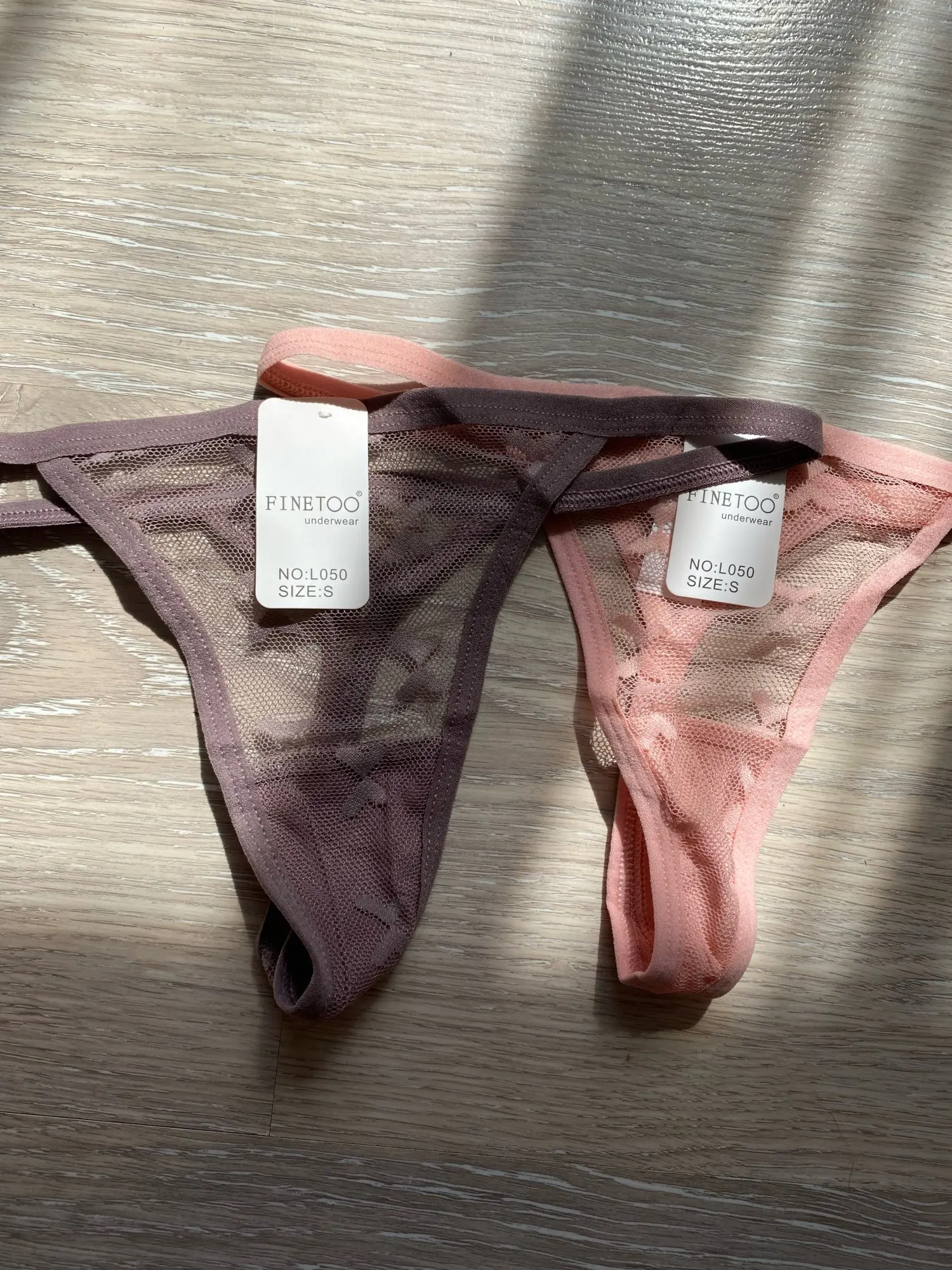 2PCS/Set Mesh Transparent Thong Women Panties Underwear Women Seamless G-String Female Underpants Intimates Lingerie S-XL photo review