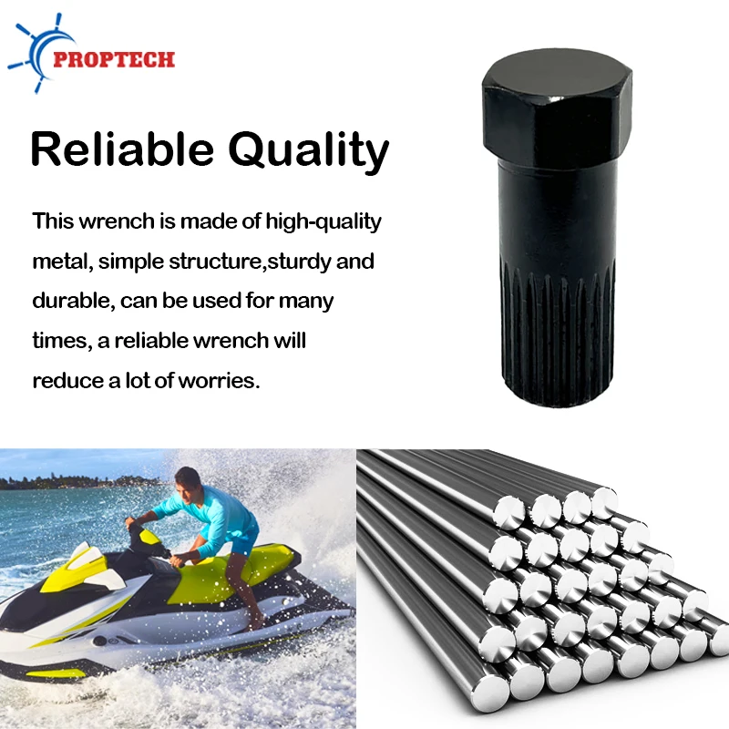 Sea-Doo Impeller Installation Removal Spline Wrench Tool WR011 Compatible with GTX/RXP/GTS/WAKE/GTX/GTI 4-Tec 130 155 170 185 HP