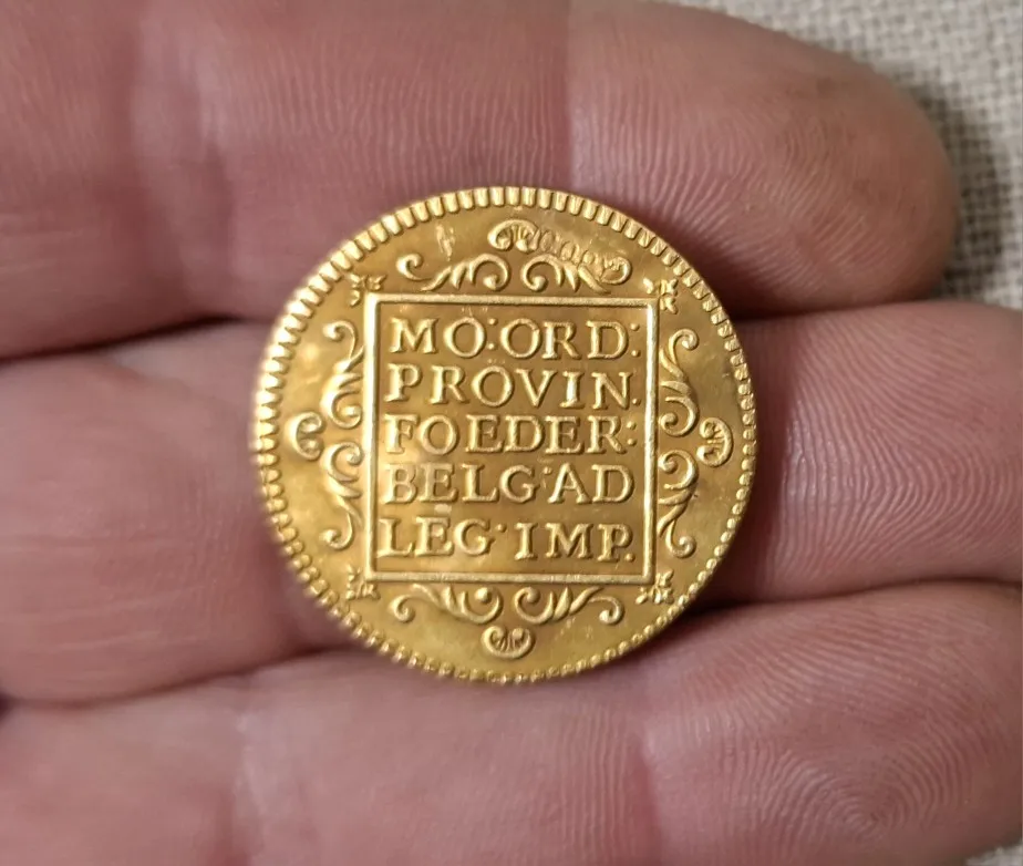 1777 Dutch Republic (Holland) 2 Dukaten Gold Copy Rare Coin