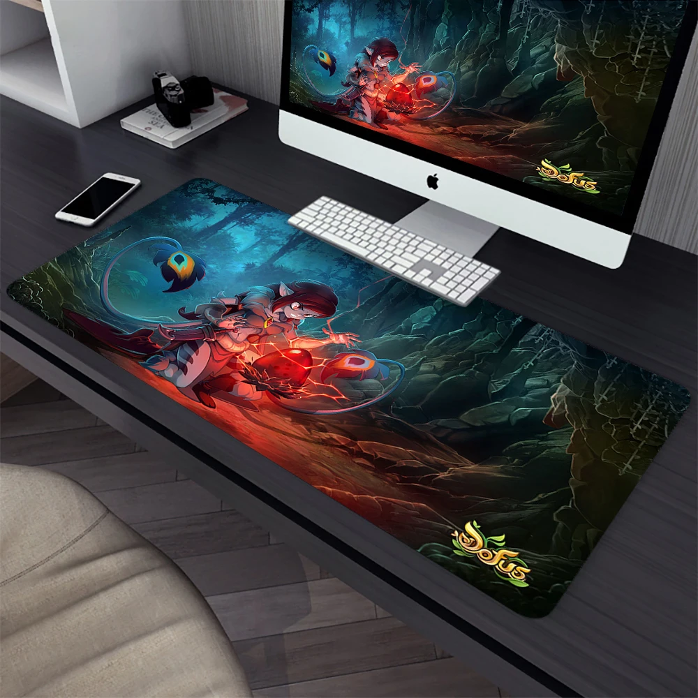 

Dofus Large Gaming Mouse Pad Computer Mousepad PC Gamer Laptop Mouse Mat Office Mausepad Silicone Carpet Keyboard Mat Desk Pad