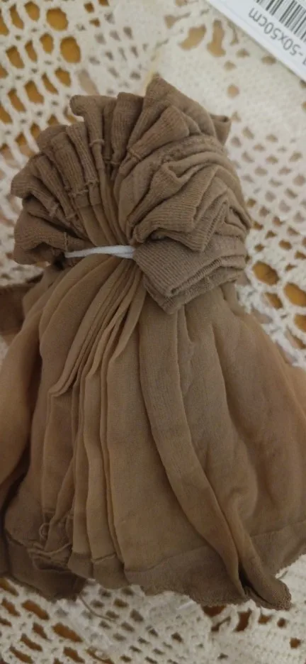 Transparent Thin Women Crystal Silk Socks photo review