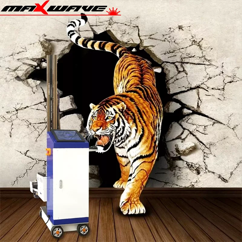 Outdoor Wall Art Printing Machine 3d Wall Inkjet Printer Verticalwall