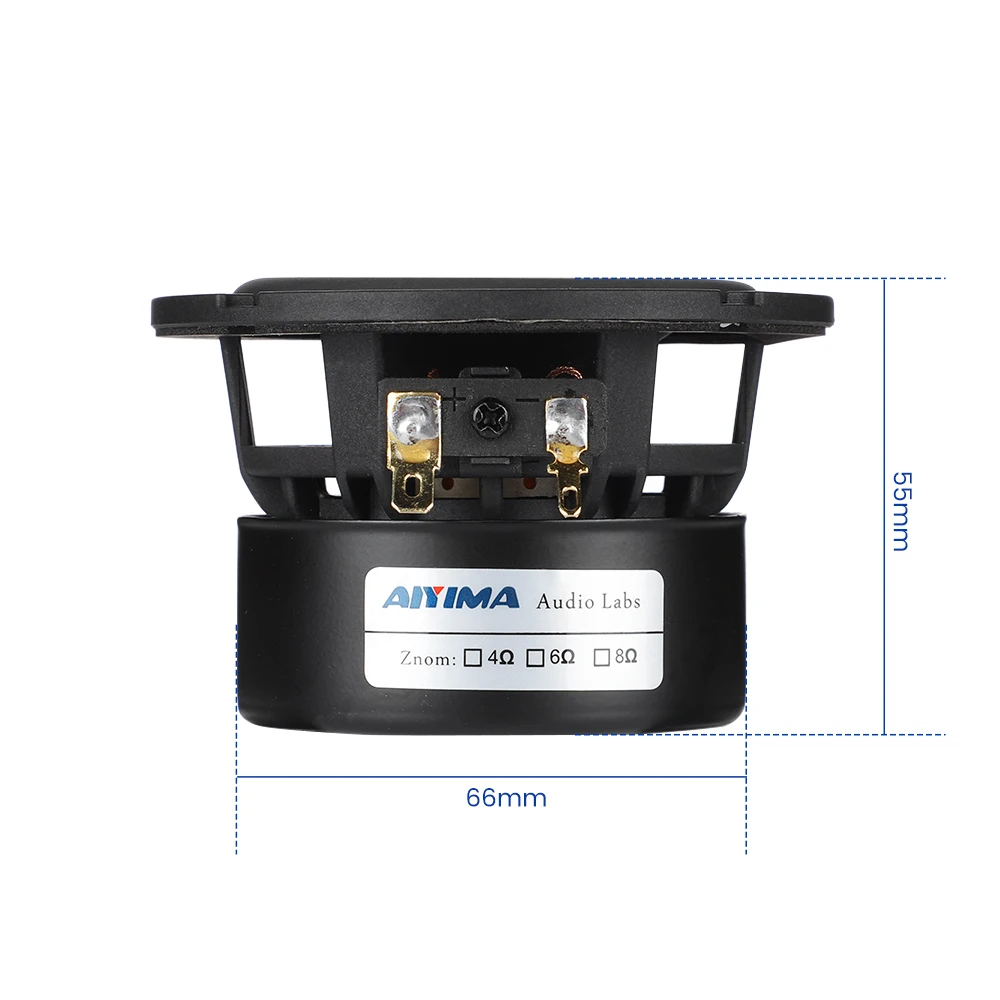3 Inch Middle Speaker 4Ohm /8 Ohm 15W Three-Way Speaker Sound Amplifier Unit For Home DIY 1PCS AIYIMA Audio