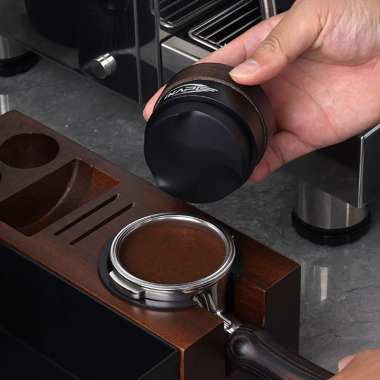 Set di tamper per caffè da 51 mm, set di tamper per espresso, con strumento WDT