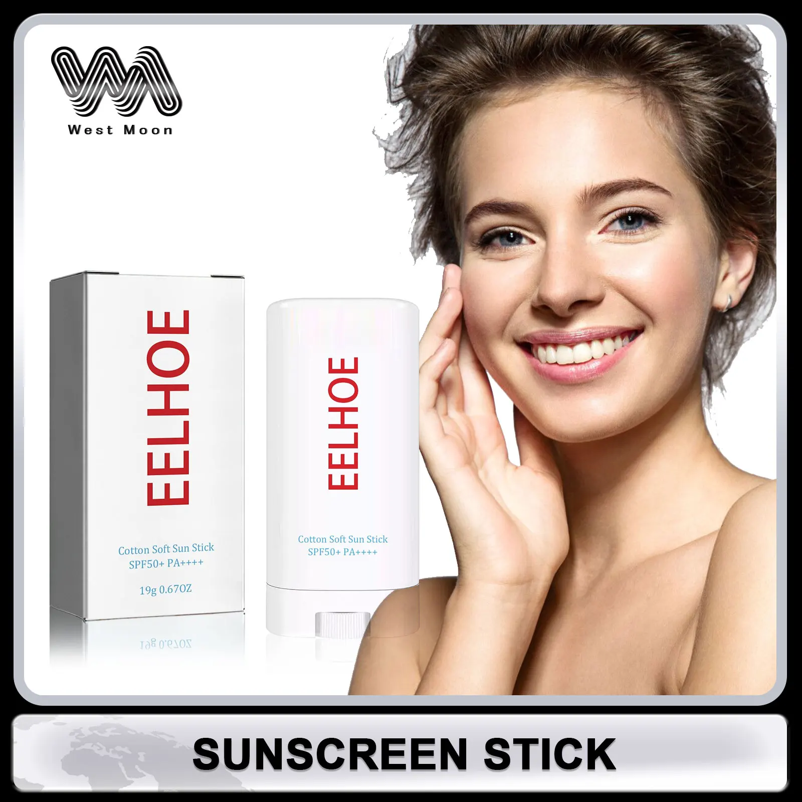 Sun Block Stick Firming Skin Hydrating UV Protection Oil-Control Anti Oxidant Isolation Cream Waterproof Sunscreen Cream Stick