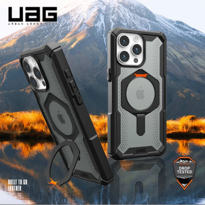 UAG плазменный XTE для MagSafe подставка для телефона для Apple iPhone12 13 14 15 Pro Max 15Pro Магнитный оригинальный логотип Расширенный чехол