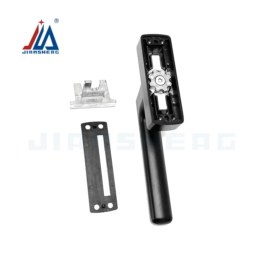 3D Mechanical Sound Window Handle-Aluminum Alloy Forked Lever Design for Doors/Balcony, Ergonomic & Durable