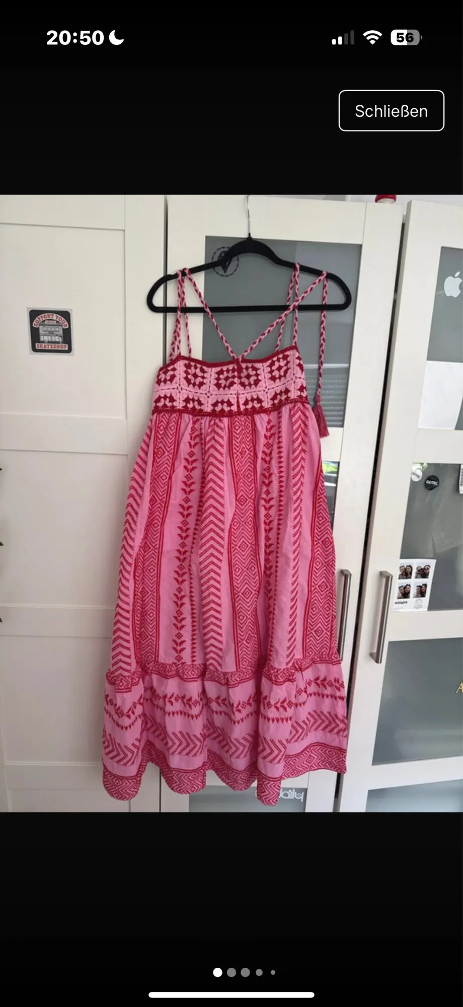 Chic Bohemian Midi Dress for Effortless Vacation Style photo review
