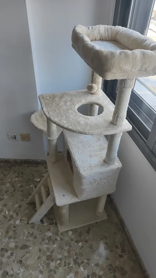 Free Ship Cat Tree Large Cat Tower with Scratching Posts and Hammocks - Multilayer Cat Tower with Condo for Endless Entertainment and Relaxation photo review