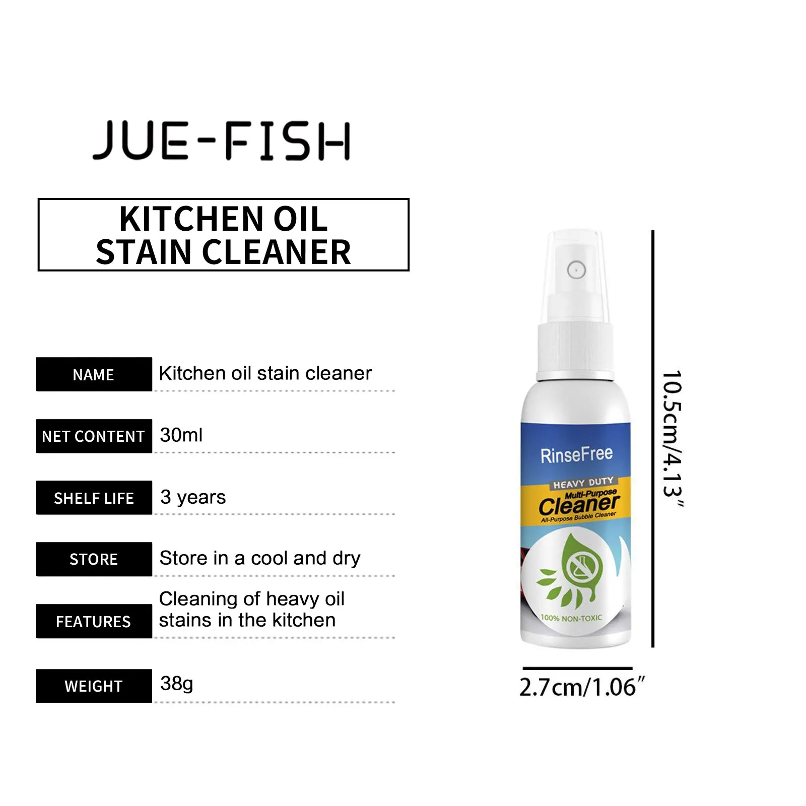 Heavy Duty Oil Cleaner Foam For Kitchen Cooktop Grill Oven