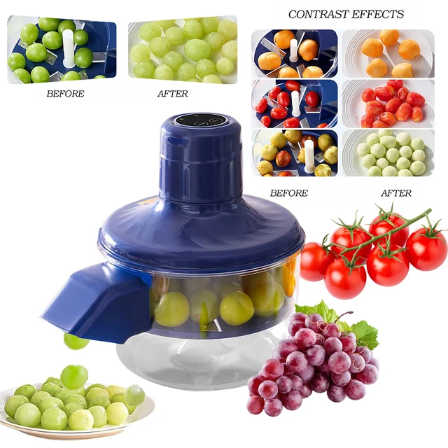 Machine à peler les raisins électrique automatique, éplucheur de fruits et légumes automatique, petit outil à éplucher les fruits - Rapide 1
