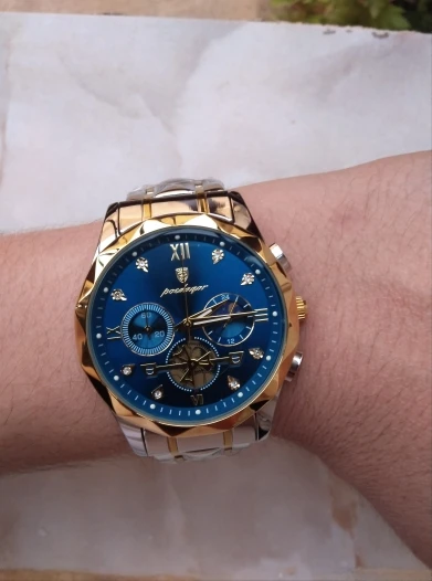 POEDAGAR Luxury Watch for Men photo review