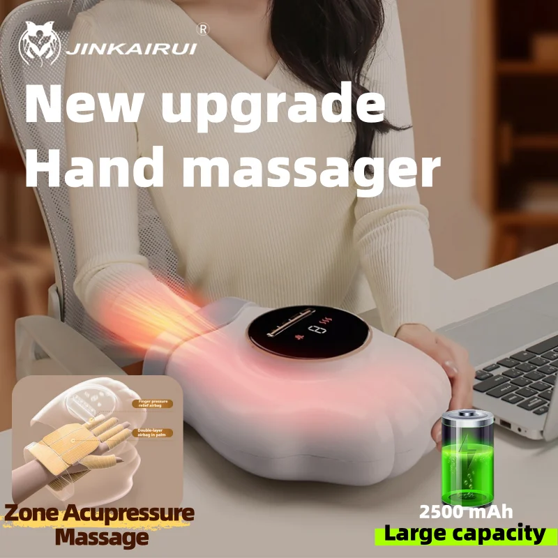 Hand Massager for Relief of Hand Fatigue with Hot Compress