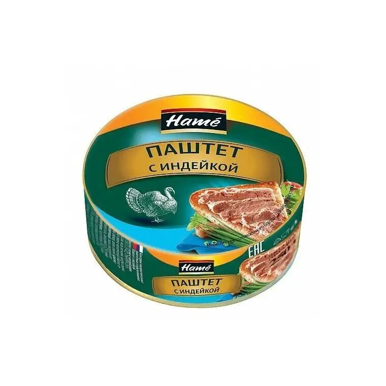 Рисунок 2 - Упаковка 8 банок Паштет "Hame"