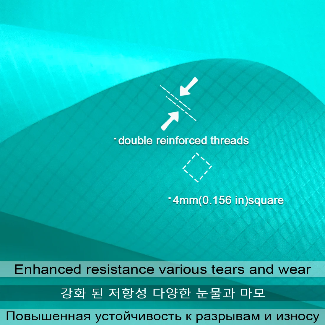 40D Ripstop Nylon Fabric PU Coated Waterproof Durable Kite Fabric for Parachute Inflatable Flag Tarp Cover Tent DIY Projects 4