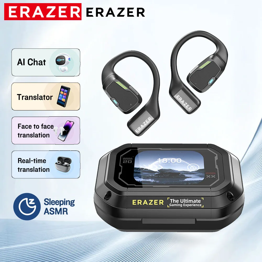 Wireless AI Translator Earbuds with Powerful Sound