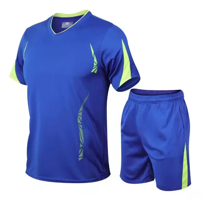 High quality tennis jerseys badminton shirt shorts set Men Table tennis sets ping pong clothes Badminton jogging sports suits Style 3