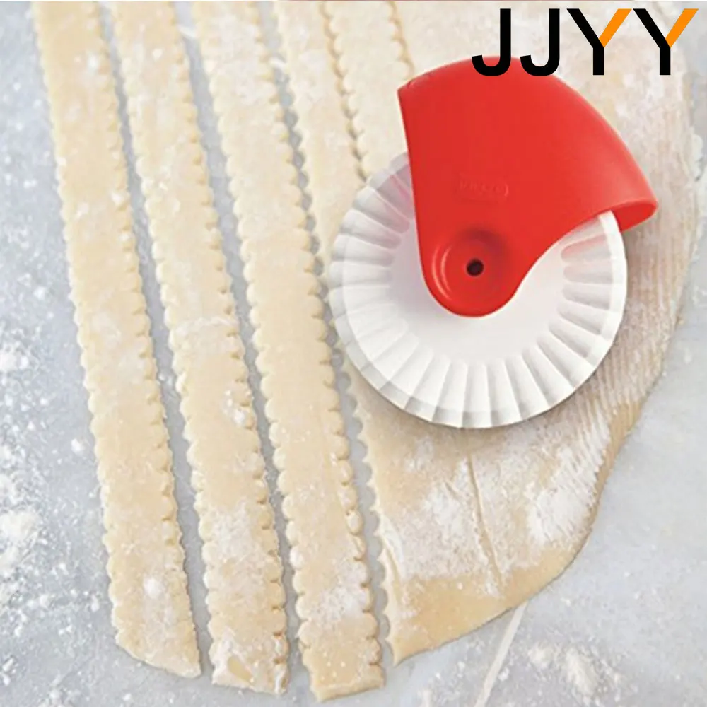 Baking Tool Dough Cutter Baking Accessories JJYY 2 TYPE Baking Tools Kitchen Pastry Cutting Wheel Curling Wheel Manual Noodle Cutter Creative Kitchen Gadget