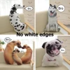 Personalized Photo DIY Pet Cushion Dog Cat Plush Toys Custom Washable Puppy Picture Pillow Memorial Stuffed Animal Birthday gift 2