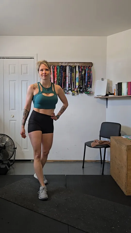 Women's Compression Cross Strap Sports Bra photo review