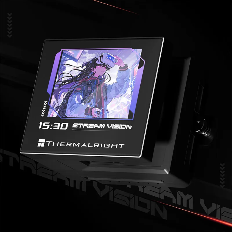 THERMALRIGHT Integrated Water Cooling Radiator Stream Vision 360, Magnetic 3.5 Inch LCD Screen 680x480 Resolution LGA1851 LGA1700 - Image 3