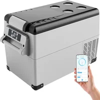 Автомобильный компрессорный охладитель EUHOMY с 12/24 В постоянного тока и 240 В переменного тока, портативный холодильник с морозильной камерой для автомобиля -20 ℃ -20 ℃