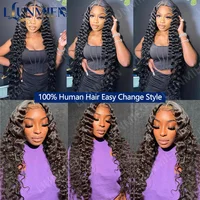 12A Tissage Cheveux Humains,Deep Wave Bundles Human Hair Extensions Cheveux,Meche Cheveux à Tresser,Tissage Bresilien Bouclé 6