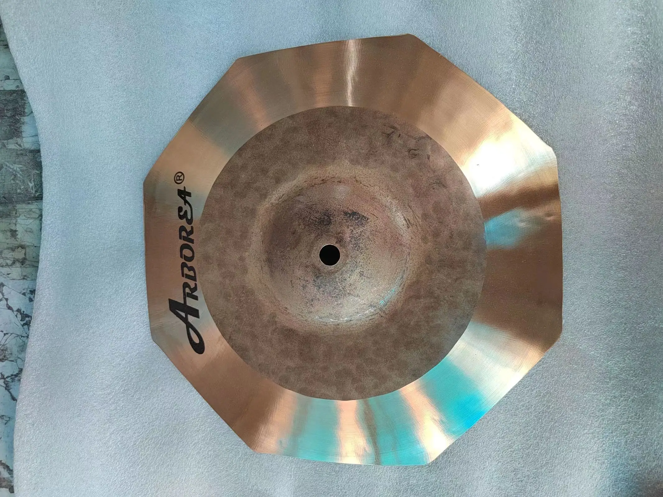 Arborea Professional Cymbal-Ghost Series 6-12 inch Splash Cymbal Bronze China Cymbal Mini Drum Effects for Drum Players