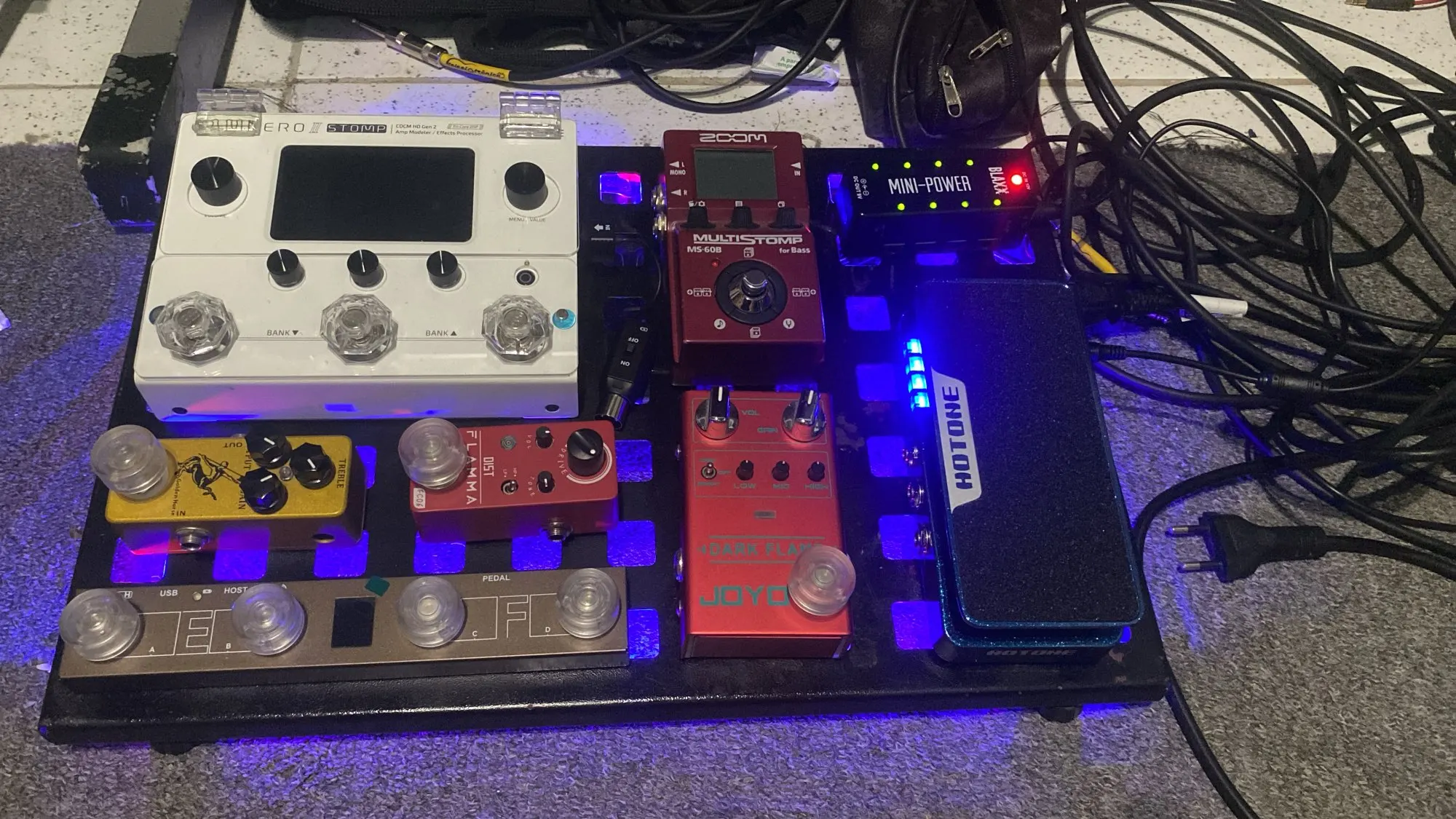 HOTONE Soul Press II Brasil 4 in 1 Switchable Wah Active Volume