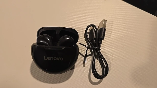 Lenovo HT38 TWS Bluetooth Mini Wireless Earbuds with Mic HD+ photo review
