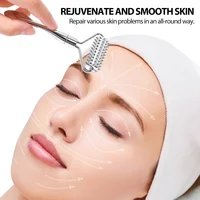 Face Roller Massage Zinc Alloy Facial Neck Spatula Roller Massager to Improve Fine Line Anti Wrinkle Acne Shrink Pores Skin Care 2