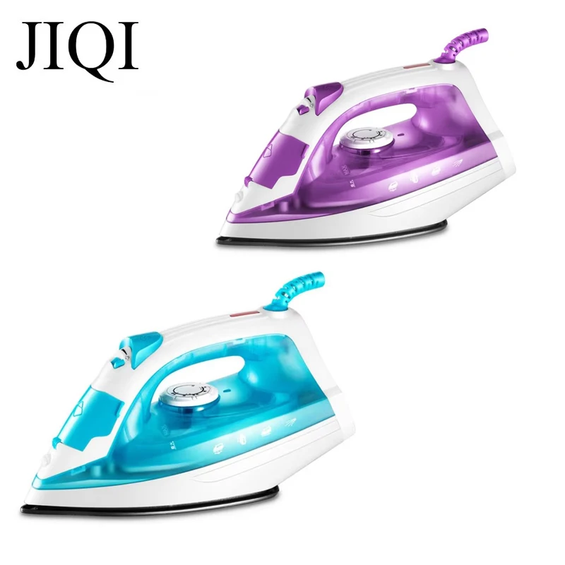 JIQI Handheld Garment Steamer Electric Steam Iron Soleplate Wet&Dry Laundry Ironing Machine Mini Travel Clothes Wrinkle Removal 3