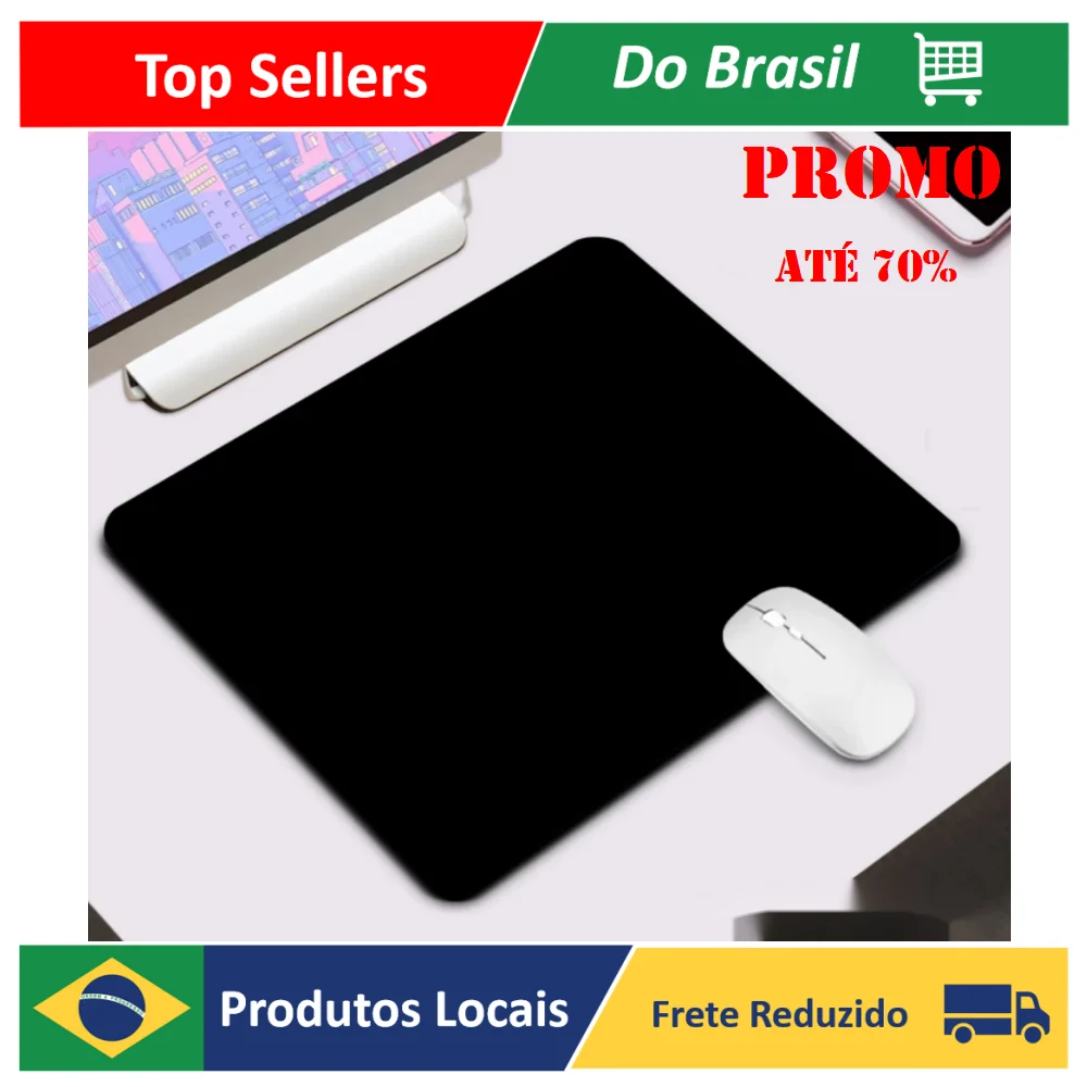 Mousepad Mouse Pad Gamer 30 X 80 Preto Speed Grande M3080 Teclado Streamer  Home Office Computador Vermelho Preto Azul Promoção