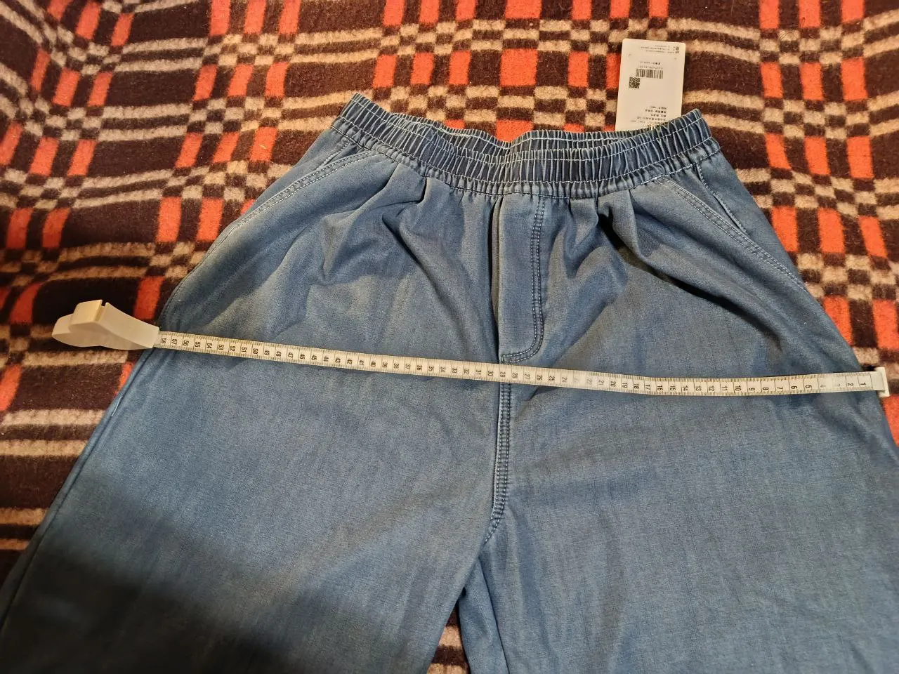 Women's Lyocell Fleece-Lined Wide-Leg Ankle Pants photo review