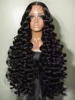 Mossily 300 Density Loose Wave 13x4 HD Lace Front Wig 40 Inch Brazilian Curly Deep Wave 13x6 Lace Frontal Human Hair Wigs Women 1