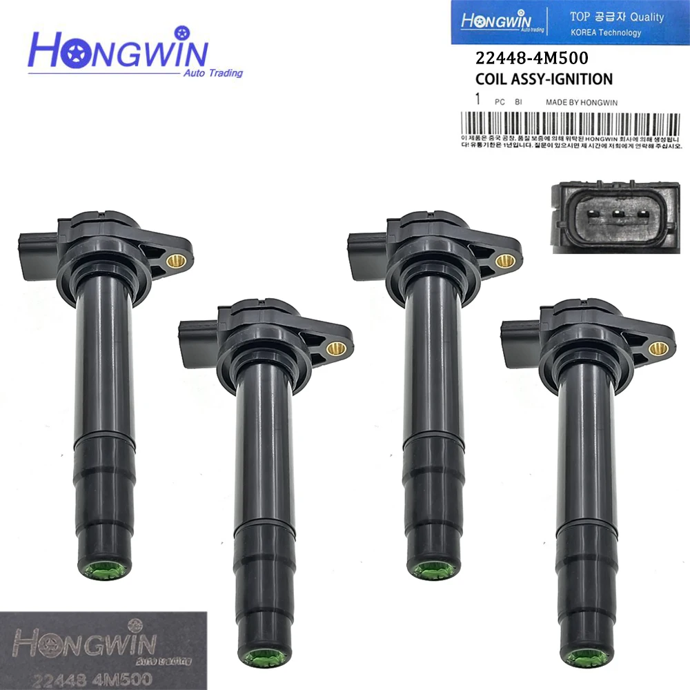 22448-4M500 4 PSC ダイレクト イグニッション コイル QG18DE 適用: 日産 セントラ 00-01 L4 1.8L ブラック AL-JJ-5396 AL 22448-4M500 4 PSC ダイレクト イグニッション コイル QG18DE 適用