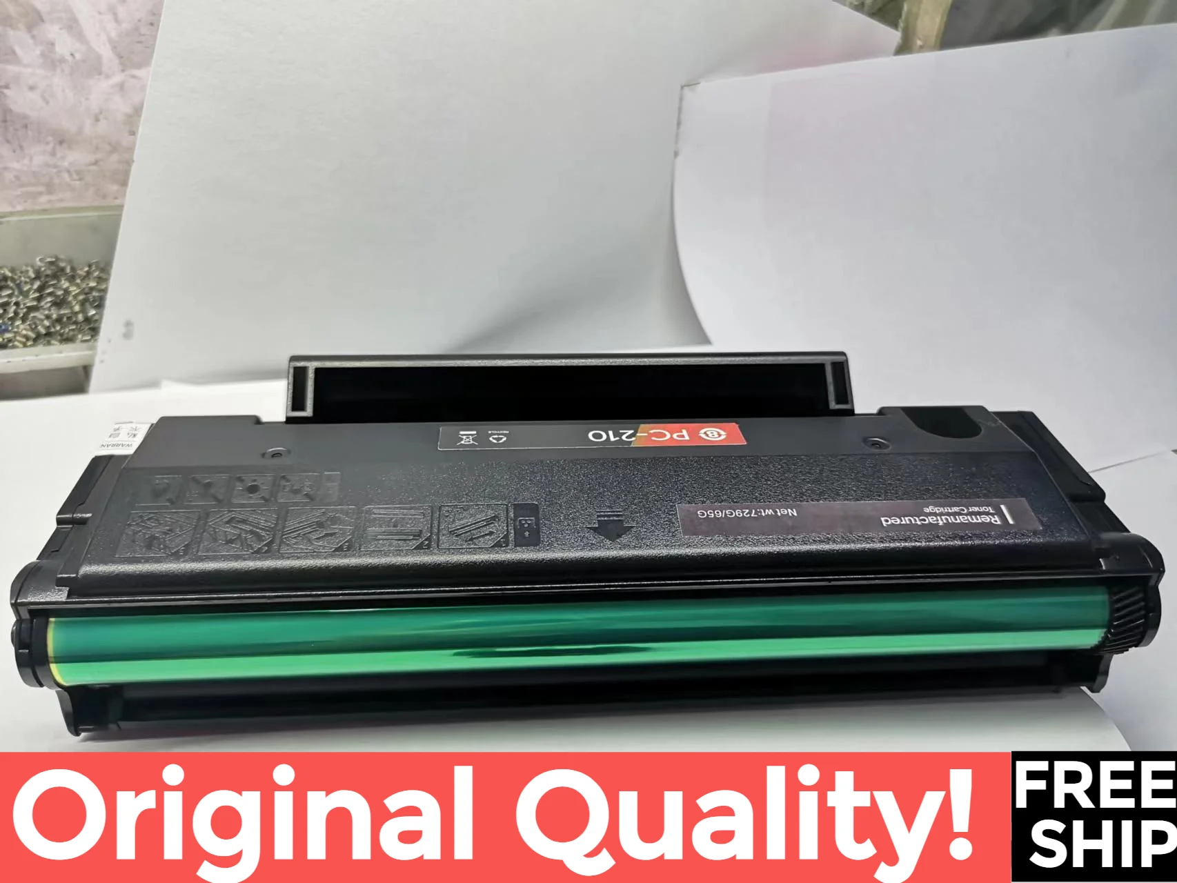 Cartucho de Toner Remanufaturado Original Disponível para Pantum P2500w 2502w M6500 M6550 M6600 M6552nw 1x Pc210 Pc211