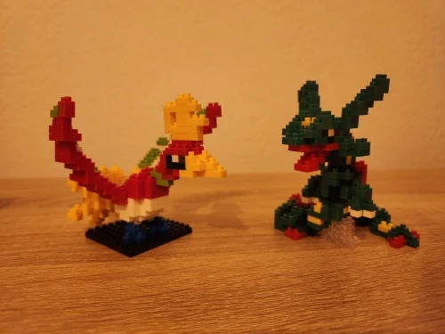 DIY Pokemon Blocks Small Cartoon Mini Building Block Pikachu Charizard Eevee Mewtwo Anime photo review