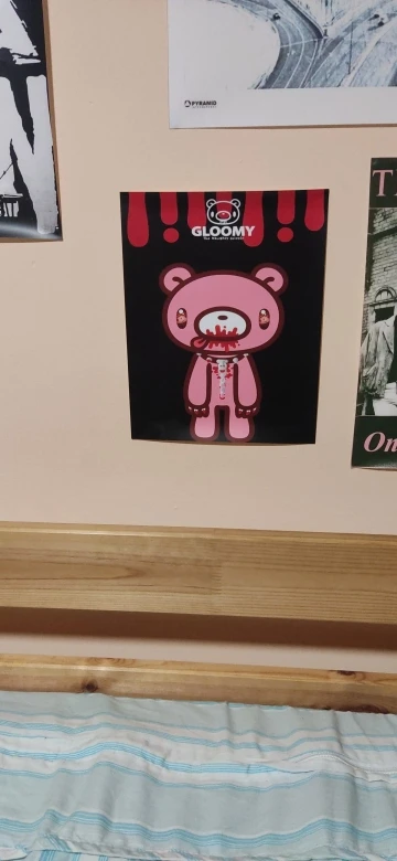 Cartoon G-gloomy Poster Home Office Wall Bedroom Living Room Kitchen Decoration Painting