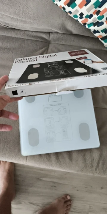 Balança Corporal Bioimpedância Profissional Bluetooth - Neverdie Store photo review