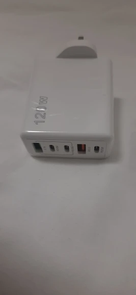 120W Multi Ports USB Charger Fast Charging Type C Mobile Phone Charger photo review