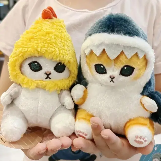 Cute Shark Cat Plush Doll 5