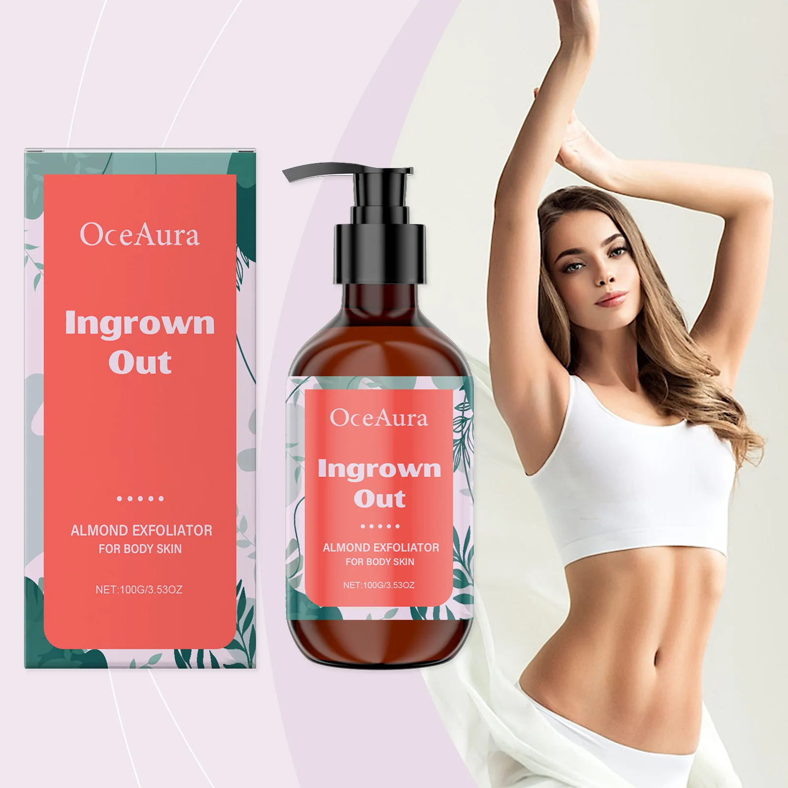 Oceaura 100g Exfoliating Body Scrub Remove Dead Skin Moisturizing Smooth Skin Care Nourish Clean Pore Lighten Skin Peeling Scrub