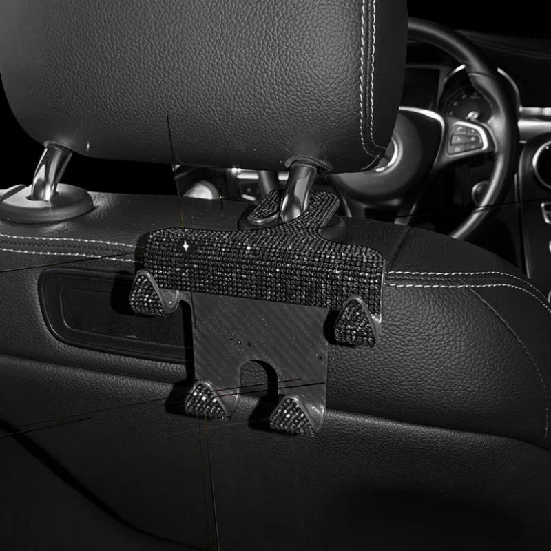 Multifunction Hook Car Back Seat Headrest Hook Auto Back Seat Organizer Hanger Handbag Clothes Bracket Car Interior Accessories