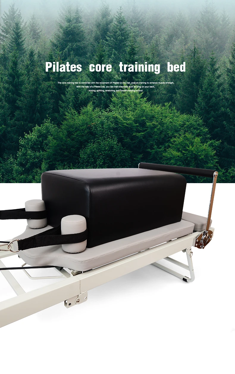 MIYAUP Hot Beige New Pattern High Quality Exercise Core Bed With Boxing Pilates Reformers A660609cbc96e4557acef44f9c3dde54d1