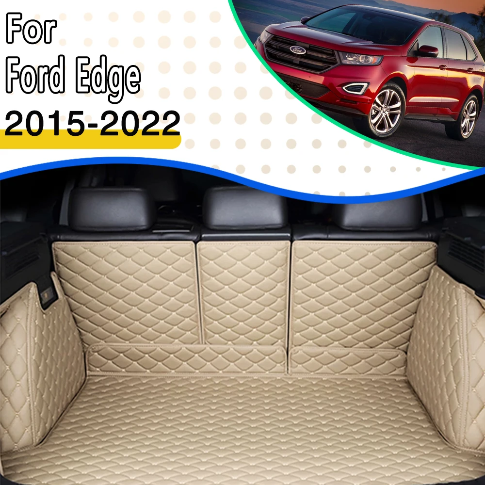 

Car Trunk Mat For Ford Edge 2015~2022 Car Trunk Storage Pad Coffre Voiture Tapetes Car Interior Trunk Window Pad Car Accessories