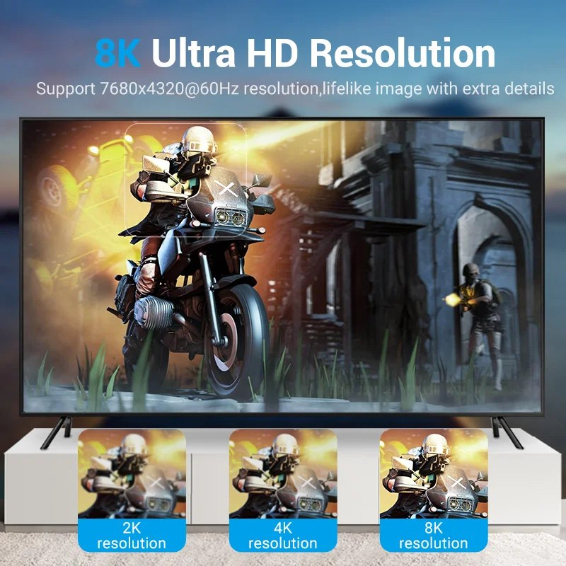 Novos Cabos de 1.4 dp Displayport para Mini dp Suporte 8k 60hz 4k 144hz 120hz 2k 165hz 32.4gbps Hdr Cabo de Vídeo 2023 - Image 3